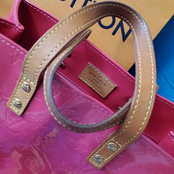SOLD  Authentic Louis Vuitton Pink Vernis Handbag - Picture 10 of 14